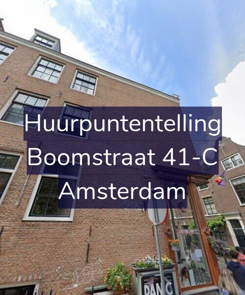Foto gevel Huurpuntentelling voor Boomstraat 41-C, Amsterdam