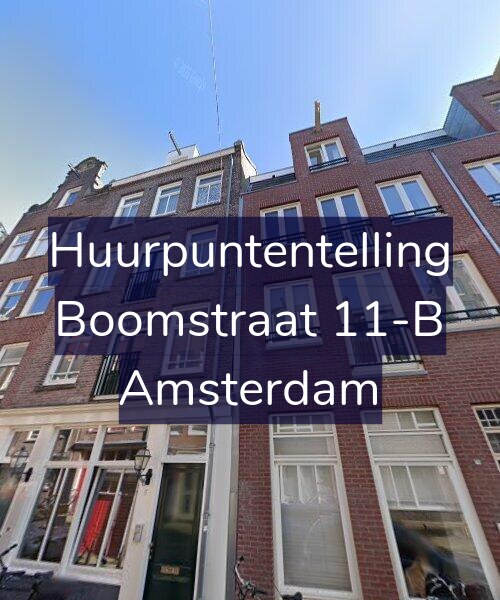 Foto gevel Huurpuntentelling voor Boomstraat 11-B, Amsterdam