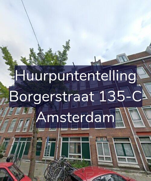 Foto gevel Huurpuntentelling voor Borgerstraat 135-C, Amsterdam