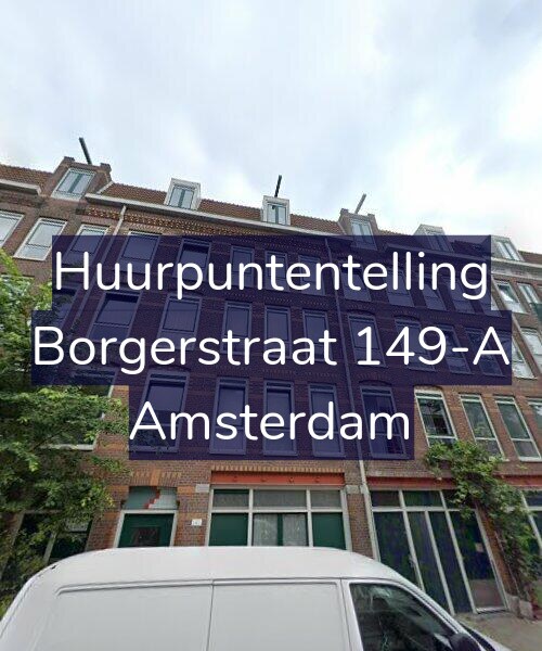 Foto gevel Huurpuntentelling voor Borgerstraat 149-A, Amsterdam