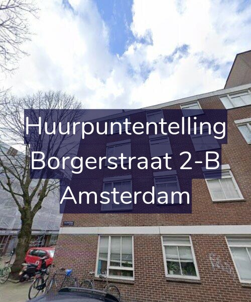 Foto gevel Huurpuntentelling voor Borgerstraat 2-B, Amsterdam