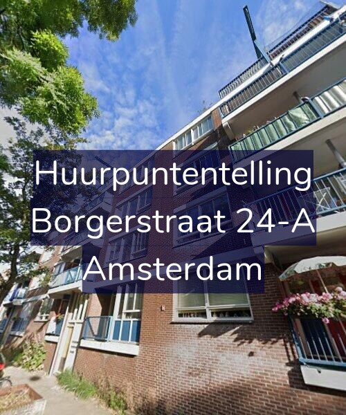 Foto gevel Huurpuntentelling voor Borgerstraat 24-A, Amsterdam