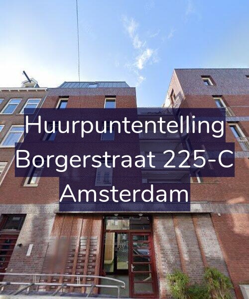 Foto gevel Huurpuntentelling voor Borgerstraat 225-C, Amsterdam