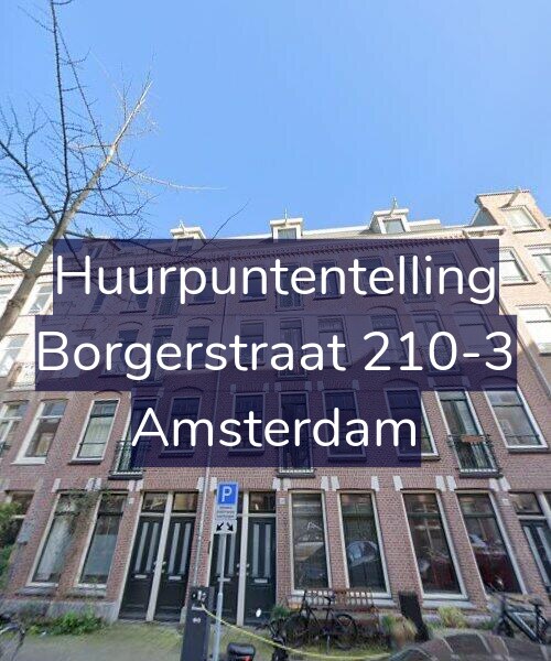 Foto gevel Huurpuntentelling voor Borgerstraat 210-3, Amsterdam