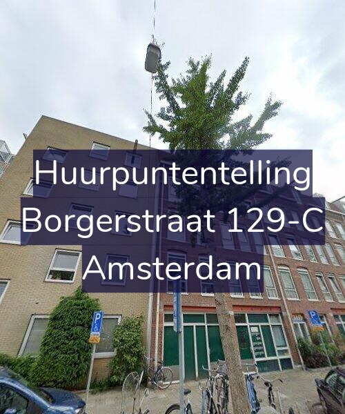 Foto gevel Huurpuntentelling voor Borgerstraat 129-C, Amsterdam