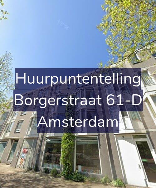 Foto gevel Huurpuntentelling voor Borgerstraat 61-D, Amsterdam