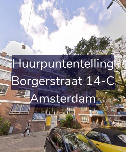 Foto gevel Huurpuntentelling voor Borgerstraat 14-C, Amsterdam