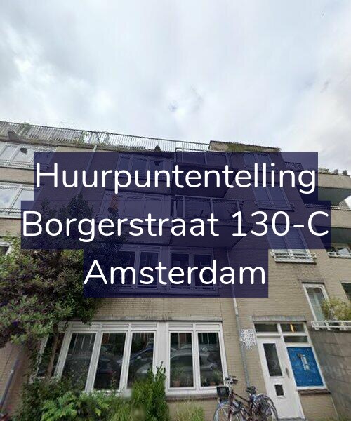 Foto gevel Huurpuntentelling voor Borgerstraat 130-C, Amsterdam
