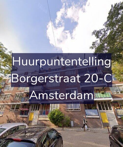 Foto gevel Huurpuntentelling voor Borgerstraat 20-C, Amsterdam