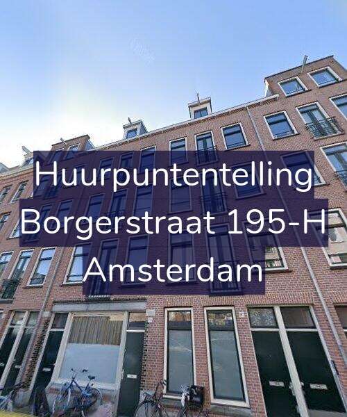 Foto gevel Huurpuntentelling voor Borgerstraat 195-H, Amsterdam