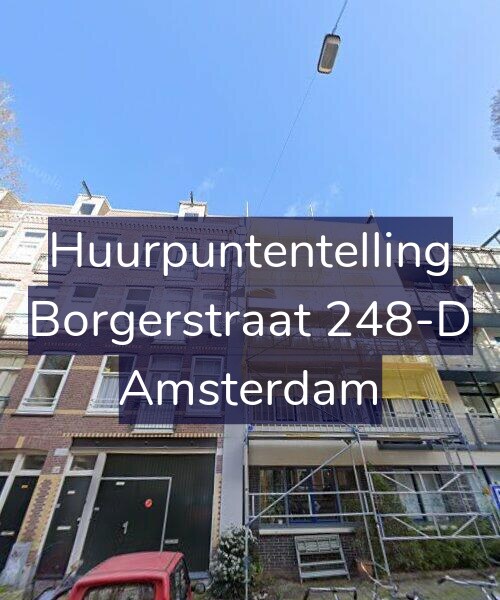 Foto gevel Huurpuntentelling voor Borgerstraat 248-D, Amsterdam