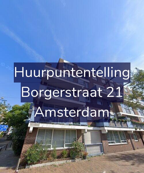 Foto gevel Huurpuntentelling voor Borgerstraat 21, Amsterdam