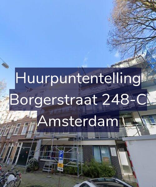 Foto gevel Huurpuntentelling voor Borgerstraat 248-C, Amsterdam