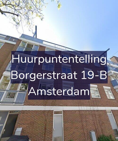 Foto gevel Huurpuntentelling voor Borgerstraat 19-B, Amsterdam