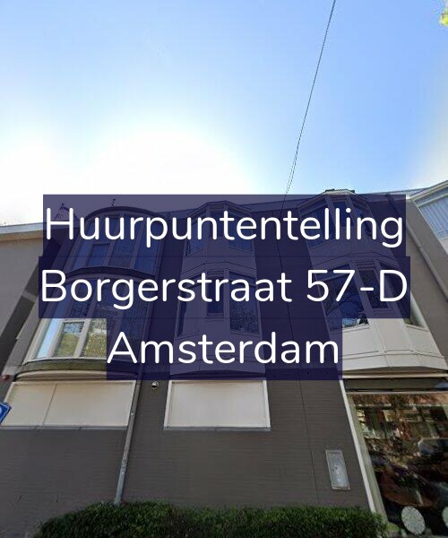 Foto gevel Huurpuntentelling voor Borgerstraat 57-D, Amsterdam