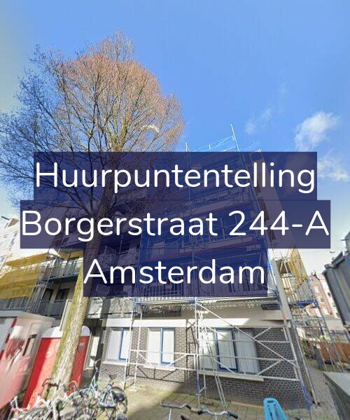 Foto gevel Huurpuntentelling voor Borgerstraat 244-A, Amsterdam