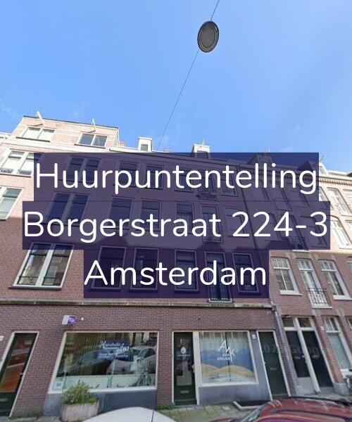 Foto gevel Huurpuntentelling voor Borgerstraat 224-3, Amsterdam