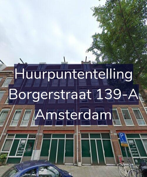 Foto gevel Huurpuntentelling voor Borgerstraat 139-A, Amsterdam