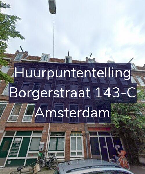 Foto gevel Huurpuntentelling voor Borgerstraat 143-C, Amsterdam