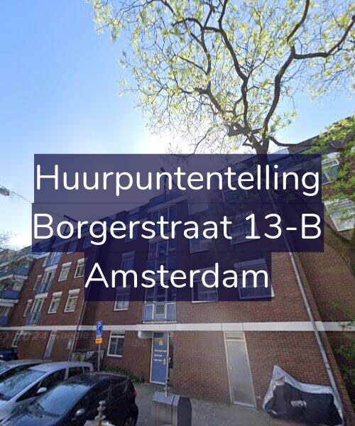 Foto gevel Huurpuntentelling voor Borgerstraat 13-B, Amsterdam