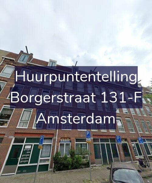 Foto gevel Huurpuntentelling voor Borgerstraat 131-F, Amsterdam