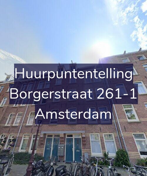 Foto gevel Huurpuntentelling voor Borgerstraat 261-1, Amsterdam