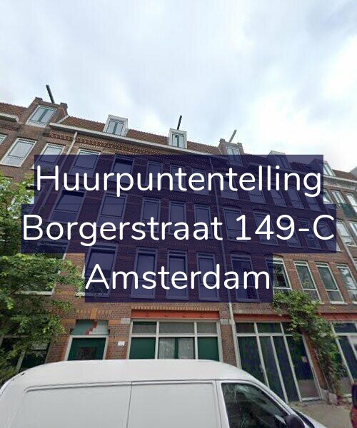 Foto gevel Huurpuntentelling voor Borgerstraat 149-C, Amsterdam