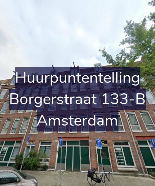 Foto gevel Huurpuntentelling voor Borgerstraat 133-B, Amsterdam