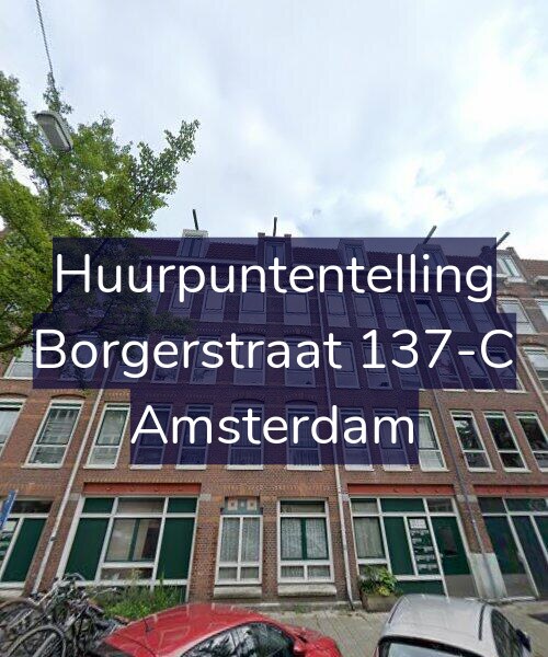 Foto gevel Huurpuntentelling voor Borgerstraat 137-C, Amsterdam