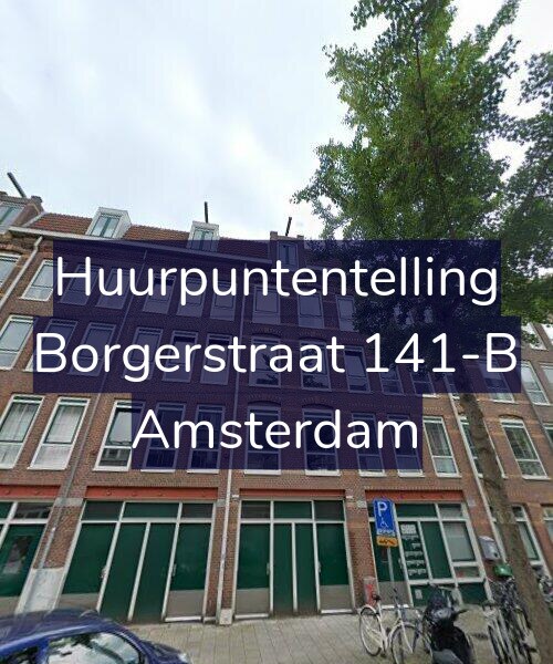 Foto gevel Huurpuntentelling voor Borgerstraat 141-B, Amsterdam