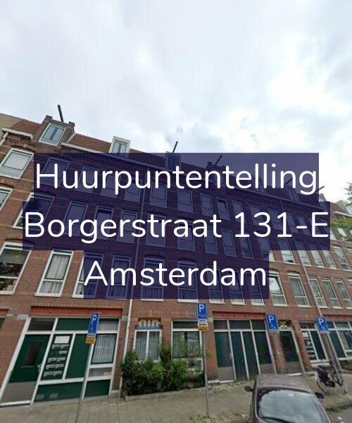 Foto gevel Huurpuntentelling voor Borgerstraat 131-E, Amsterdam
