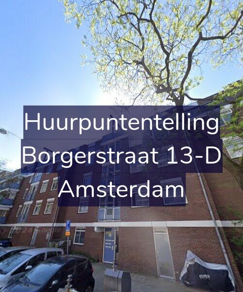 Foto gevel Huurpuntentelling voor Borgerstraat 13-D, Amsterdam