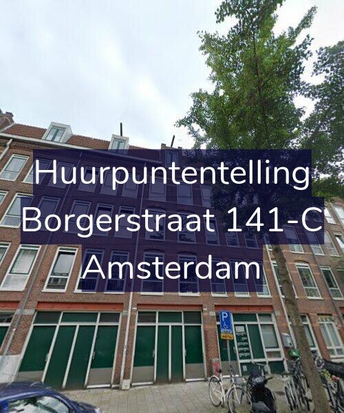 Foto gevel Huurpuntentelling voor Borgerstraat 141-C, Amsterdam