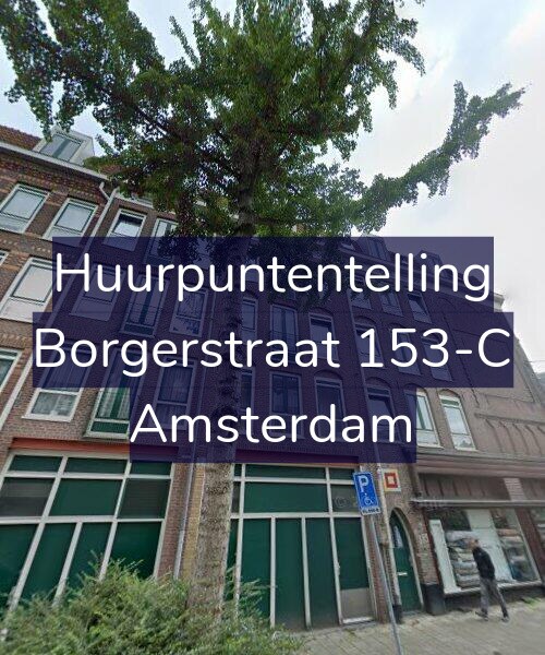 Foto gevel Huurpuntentelling voor Borgerstraat 153-C, Amsterdam