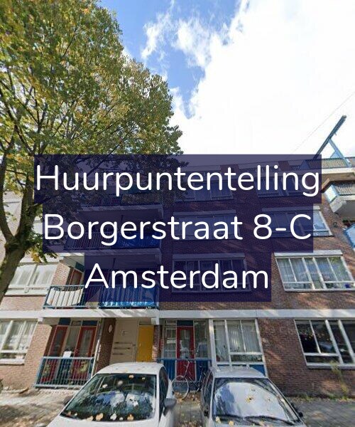 Foto gevel Huurpuntentelling voor Borgerstraat 8-C, Amsterdam