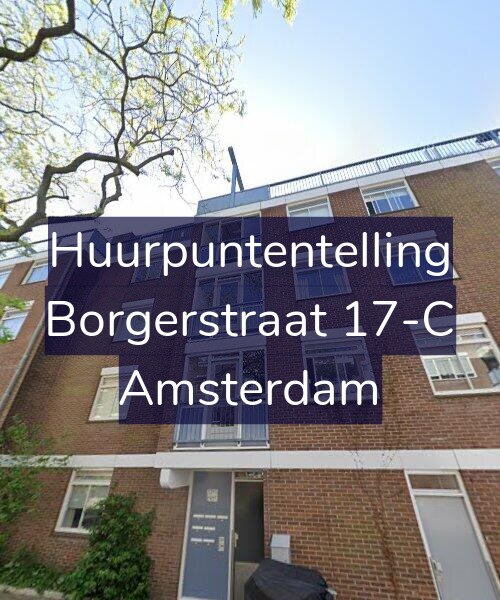 Foto gevel Huurpuntentelling voor Borgerstraat 17-C, Amsterdam