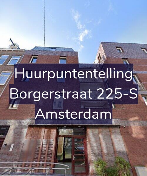 Foto gevel Huurpuntentelling voor Borgerstraat 225-S, Amsterdam