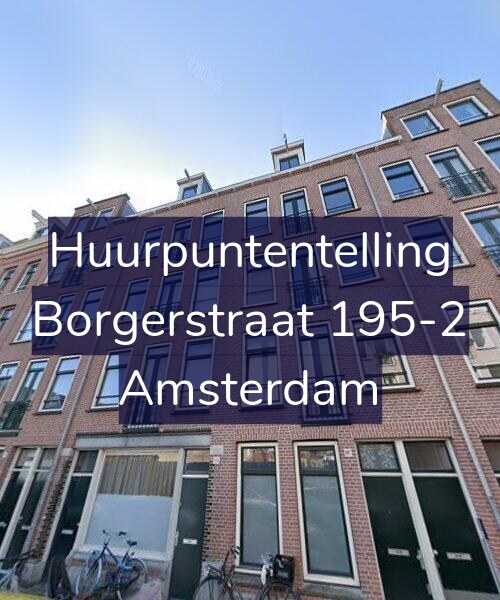 Foto gevel Huurpuntentelling voor Borgerstraat 195-2, Amsterdam