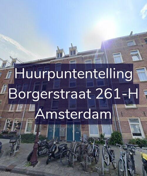 Foto gevel Huurpuntentelling voor Borgerstraat 261-H, Amsterdam