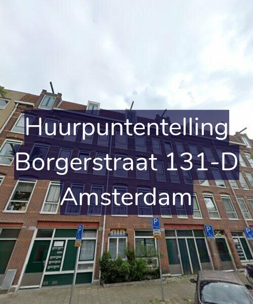Foto gevel Huurpuntentelling voor Borgerstraat 131-D, Amsterdam