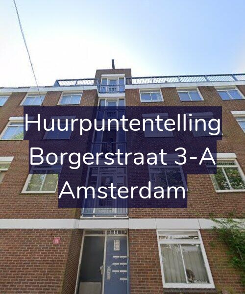 Foto gevel Huurpuntentelling voor Borgerstraat 3-A, Amsterdam