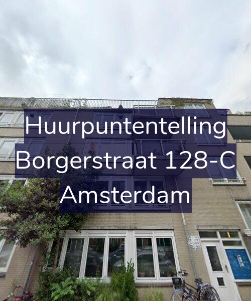 Foto gevel Huurpuntentelling voor Borgerstraat 128-C, Amsterdam
