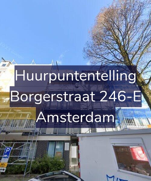 Foto gevel Huurpuntentelling voor Borgerstraat 246-E, Amsterdam