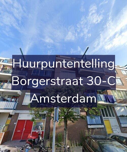 Foto gevel Huurpuntentelling voor Borgerstraat 30-C, Amsterdam