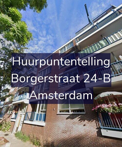 Foto gevel Huurpuntentelling voor Borgerstraat 24-B, Amsterdam