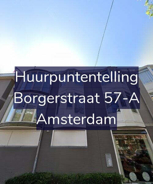 Foto gevel Huurpuntentelling voor Borgerstraat 57-A, Amsterdam