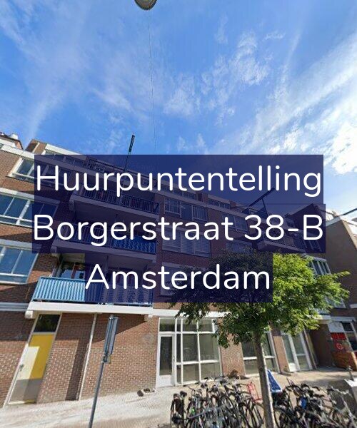 Foto gevel Huurpuntentelling voor Borgerstraat 38-B, Amsterdam