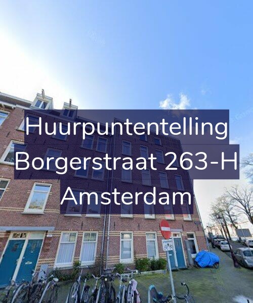 Foto gevel Huurpuntentelling voor Borgerstraat 263-H, Amsterdam
