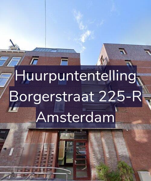Foto gevel Huurpuntentelling voor Borgerstraat 225-R, Amsterdam