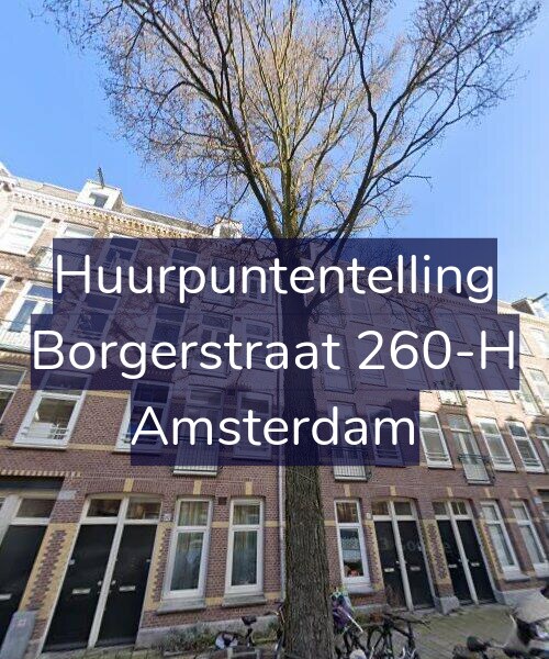 Foto gevel Huurpuntentelling voor Borgerstraat 260-H, Amsterdam